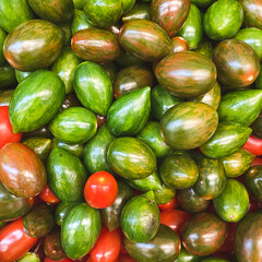 cucumber and tomatoes