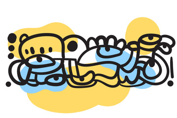 Abstract vector art pieces capturing the essence of Cubism, reimagining human faces with intricate black lines, ideal for wall art, home decoration, and printing.