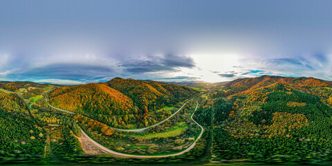 Jesień Małopolska, Panorama 360, Autumn Malopolska, Panorama 360