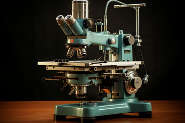 microscope in laboratory