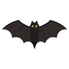bat crying face cartoon cute for halloween