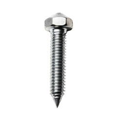 Bolt and nut isolated on png transparent  background - obrazy, fototapety, plakaty