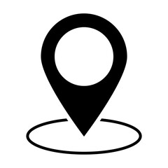 Pin point,location map vector icon for graphic design, logo, web site, social media, mobile app, ui