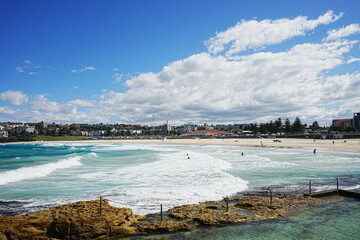 Bondai Beach in Sydney, NSW, Australia - オーストラリア シドニー ボンダイビーチ