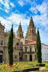 Fototapeta na wymiar Cathedral Santiago de Compostela