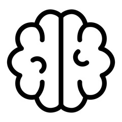 brain vector design icon . Svg