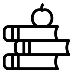 books vector design icon . Svg