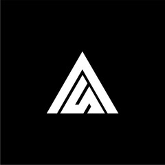 SA letter triangle logo