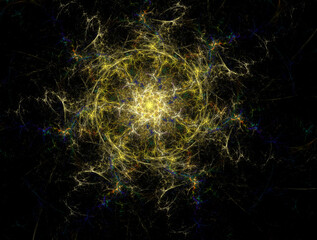 Imaginatory fractal abstract background Image