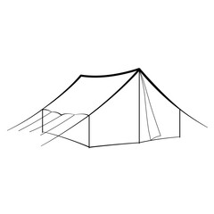 camping tent line

