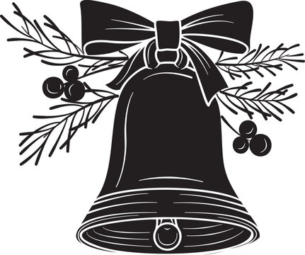 recommend clip art: Chrismas bell silhouette
                    