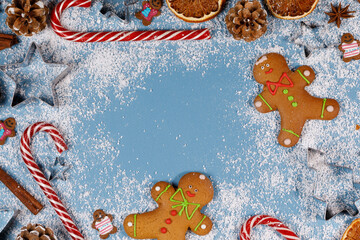 Christmas food background