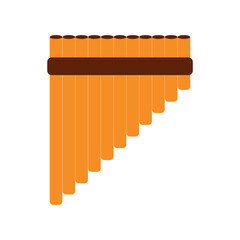 Pan Flute Vector Illustration