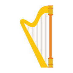 Harp Vector Illustration