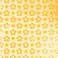 Retro grunge background. Groovy ornament. Retro groovy grunge. Flowersl wallpaper. 60s and 70s groovy vintage style. Grunge hipppie wallpaper. Y2k trendy style. Nostalgia for the 70s.