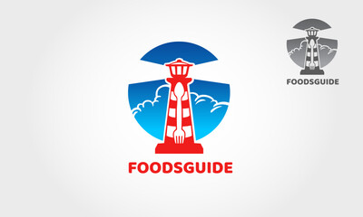 Food Guide Vector Logo Template. Food guide Logo Template is a distinct and unique brand logo ideal for luxury business like restaurant or any other classy business you can think of.
