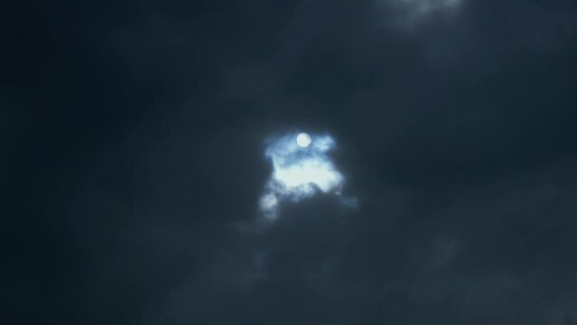 Light in the Dark and Dramatic Storm Clouds