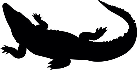 crocodile silhouette