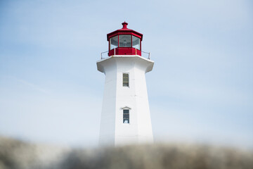 Iconic Peggy's Cove Lighthouse of Nova Scotia © Cavan