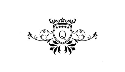 Luxury new wedding logo Q