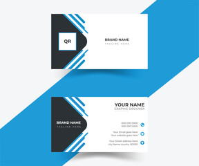 Creative and modern business card template Clean and professional visiting card template vector design