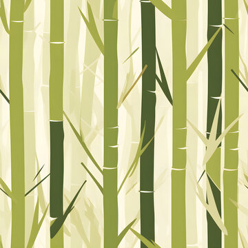 Seamless bamboo pattern, bamboo tile © Amber Fox