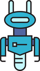 Robot Character Icon
