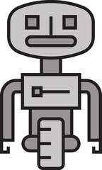 Robot Character Icon
