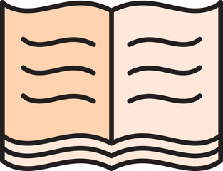 Book Icon Illustration
