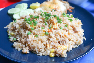 stir fried rice or fried rice with sunny side up egg