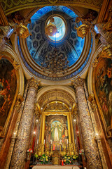 Fototapeta na wymiar interior of the church, Macerata, Marche, Italy