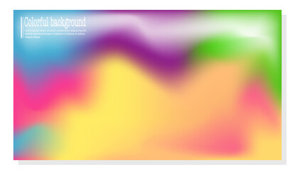 Colorful gradient. A template with a blurred color background for interior, prints, decorations, creativity and web design. The basis for posters, posters, covers and creative ideas