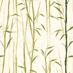 Fototapeta na wymiar Seamless bamboo pattern, bamboo tile