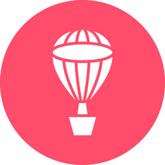 Vector Design Hot Air Balloon Icon Style