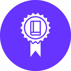 Vector Design Literary Award Icon Style
