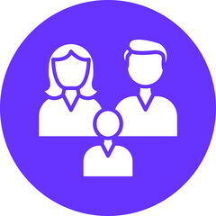 Vector Design Customer Family Icon Style