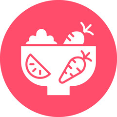 Vector Design Fresh Ingredients Icon Style