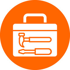 Vector Design Tool Box Icon Style