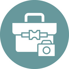 Vector Design Camera Bag Icon Style