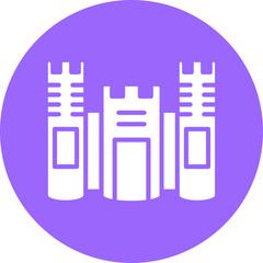 Vector Design Castle Icon Style