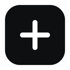 Fototapeta premium add icon