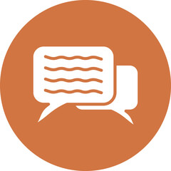 Vector Design Chat Icon Style