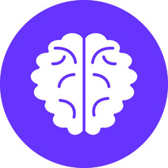Vector Design Brain Icon Style