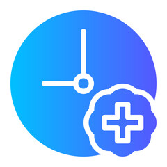 Obraz premium appointment gradient icon