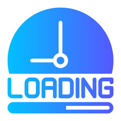 loading gradient icon