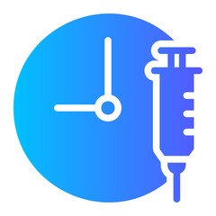 syringe gradient icon