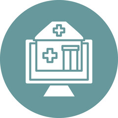 Vector Design Online Pharmacy Icon Style