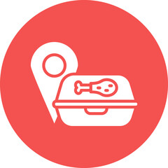 Vector Design Delivery Location Icon Style