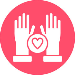 Vector Design Hands Up Icon Style