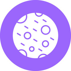 Vector Design Moon Icon Style
